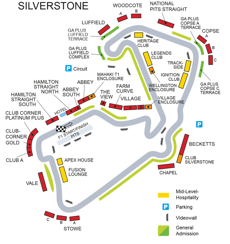 2024 British Formula One Grand Prix, Race Tickets, F1 Paddock Club, ®F1