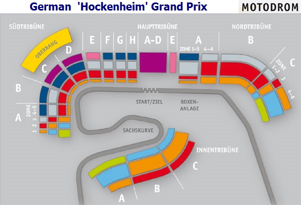 Formel 1 hockenheim tickets mercedes tribne #3
