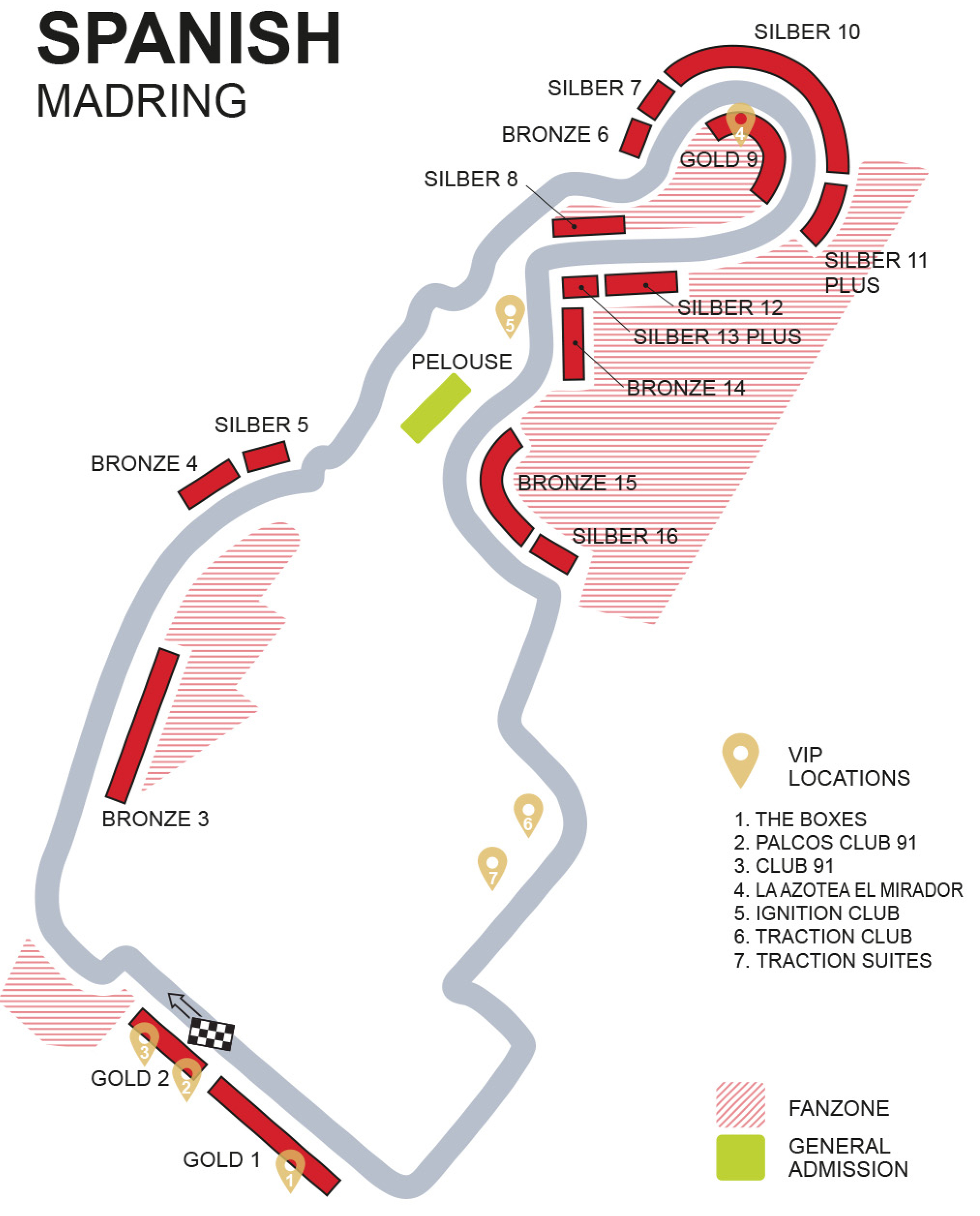 2027 Spanish Madrid Formula One Grand Prix Grand Prix Race Tickets 