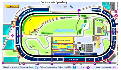Resultado de imagen para 500 millas de indianapolis pista
