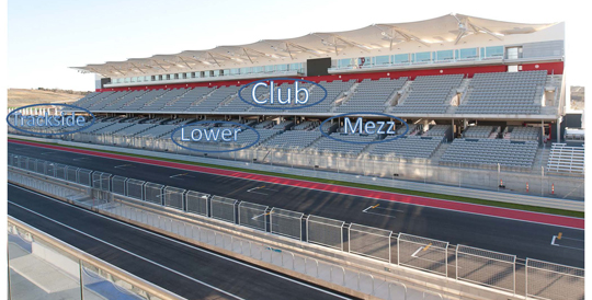 Circuit Of The Americas Main Grandstand Seating Chart